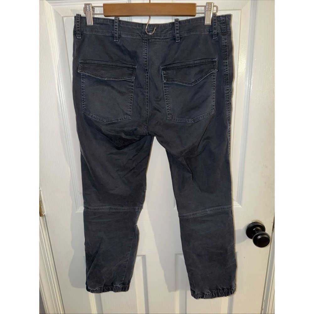 Nili Lotan Pants Womens Crop Military Twill Chino Zip Ankle Slim‎ Stretch USA 4 - Picture 2 of 8